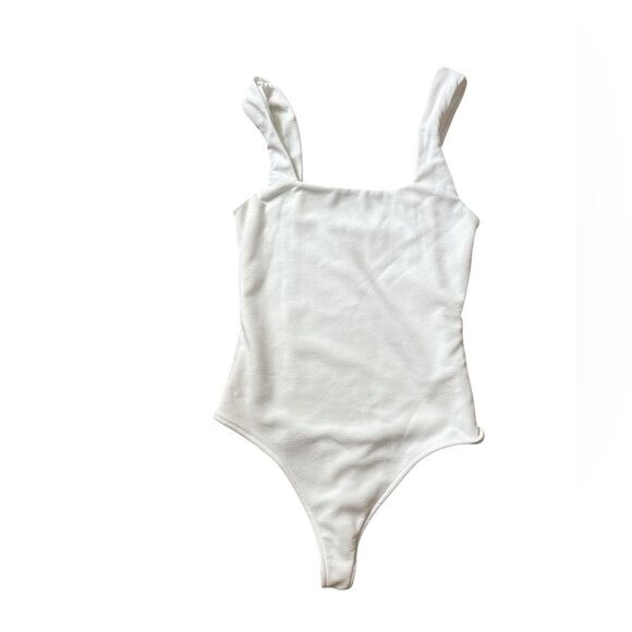 Dory Bodysuit in Bone Stretch Show Me Your Mumu Size XS - Picture 4 of 8